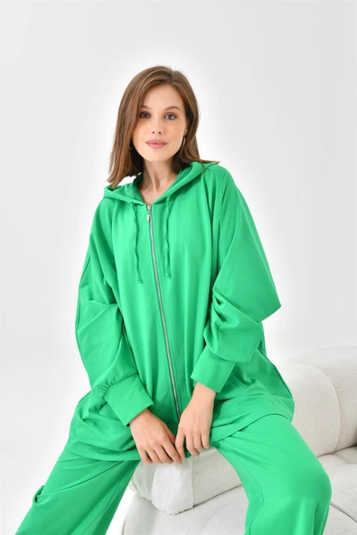 FTZ Women Kadın İki İp Pantolonlu Takım  Benetton 10004 - Resim 4