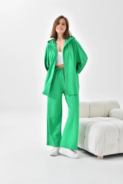 FTZ Women Kadın İki İp Pantolonlu Takım  Benetton 10004 ürün görseli