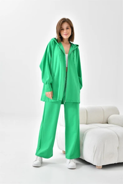 FTZ Women Kadın İki İp Pantolonlu Takım  Benetton 10004 - Resim 7