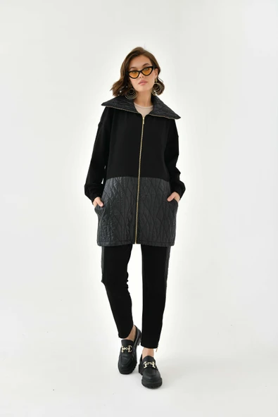 FTZ Women Kadın İki İp Kapitoneli Takım  Siyah 30614 ürün görseli