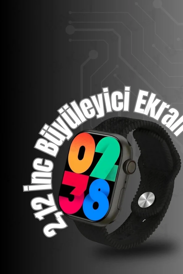 İPHONE 14 PRO - 14 PRO MAX UYUMLU SMART WATCH HK9 PRO AMOLED EKRAN AKILLI SAAT