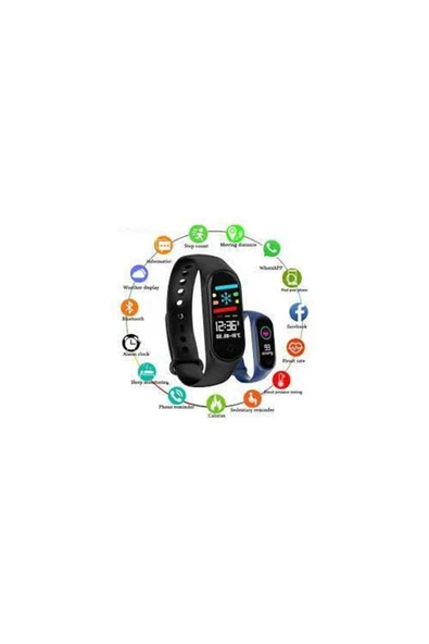 AbaTech İPHONE 7 - İPHONE 8 UYUMLU M4 AKILLI BİLEKLİK YENİ SÜRÜM