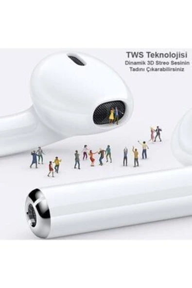 AbaTech HUAWEİ P SMART 2019 UYUMLU PRO 5 KABLOSUZ BLUETOOTH KULAKLIK YENİ SÜRÜM - Resim 2