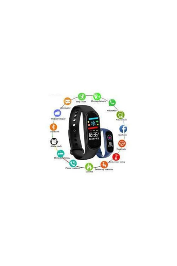 AbaTech İPHONE 11 PRO - İPHONE 11 PRO MAX UYUMLU M4 AKILLI BİLEKLİK YENİ SÜRÜM - 3