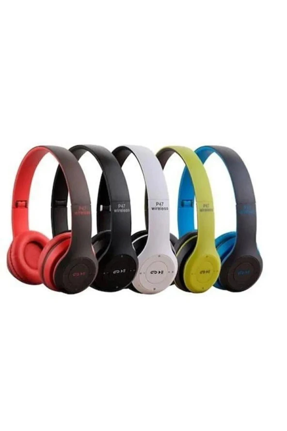 SAMSUNG S3-S4-S5-S6 UYUMLU P47 WİRELESS BLUETOOTH KABLOSUZ KULAKLIK KATLANABİLİR