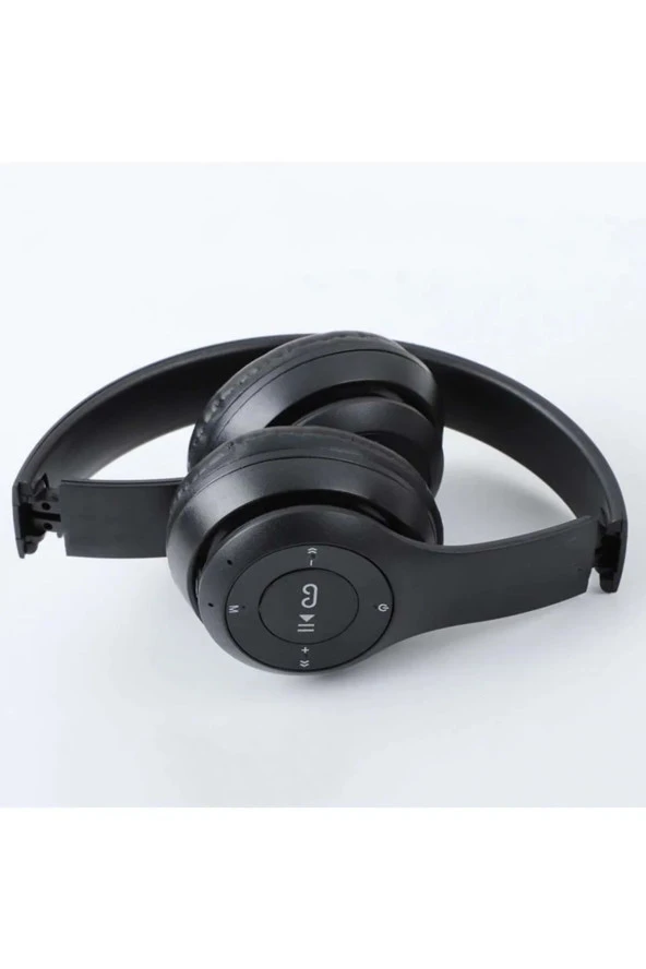 AbaTech SAMSUNG A30 - SAMSUNG A31 UYUMLU P47 WİRELESS BLUETOOTH KABLOSUZ KULAKLIK KATLANABİLİR - Resim 2