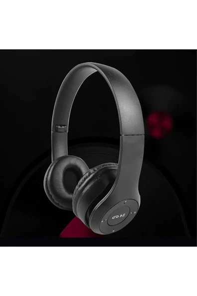 AbaTech XİAOMİ NOTE 10 - NOTE 10 PRO UYUMLU P47 WİRELESS BLUETOOTH KABLOSUZ KULAKLIK KATLANABİLİR