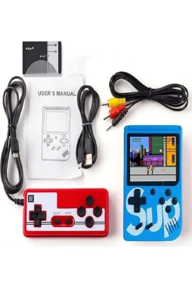 SUP 400 Nostalji Oyunlu Mini Atari Gameboy  Gamebox Oyun Konsolu Gameboy Sup Atari