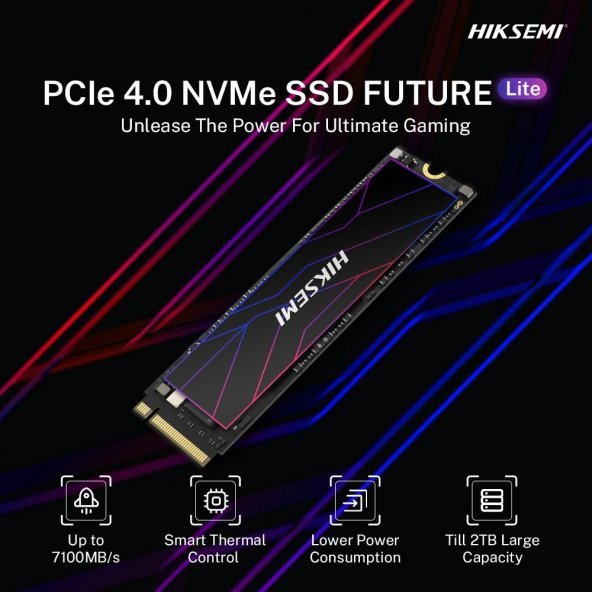 Hiksemi Future Lite 1TB 7300MB/s - 6350MB/s Gen4x4 PCI-e NVMe M.2 2280 SSD