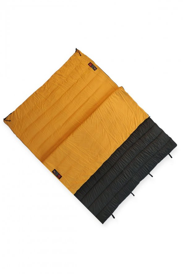 Naturecamp Era 350 Plus Haki -15 Derece Birleşebilir Çift Kişilik Uyku Tulumu - Resim 3