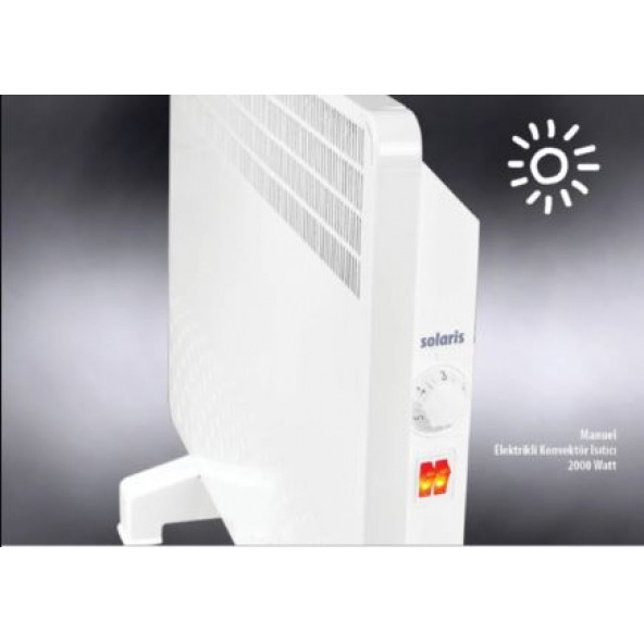 Solarıs Konvektör Isıtıcı Manuel 2000 Watt Kıp4570 - 3