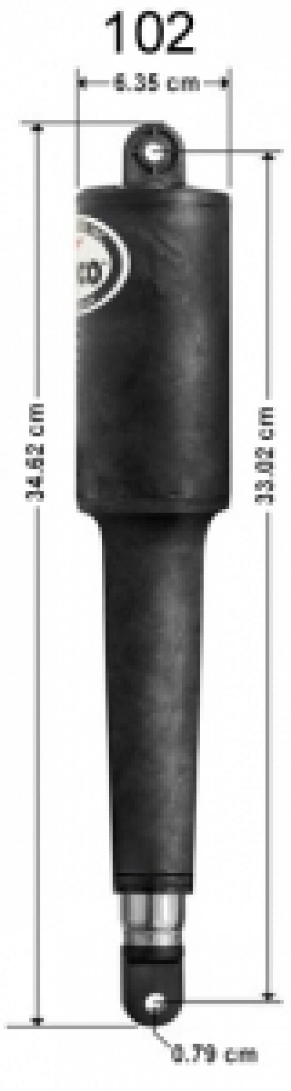 Lenco silindir 180 cm kablolu 12V Strok 108 mm