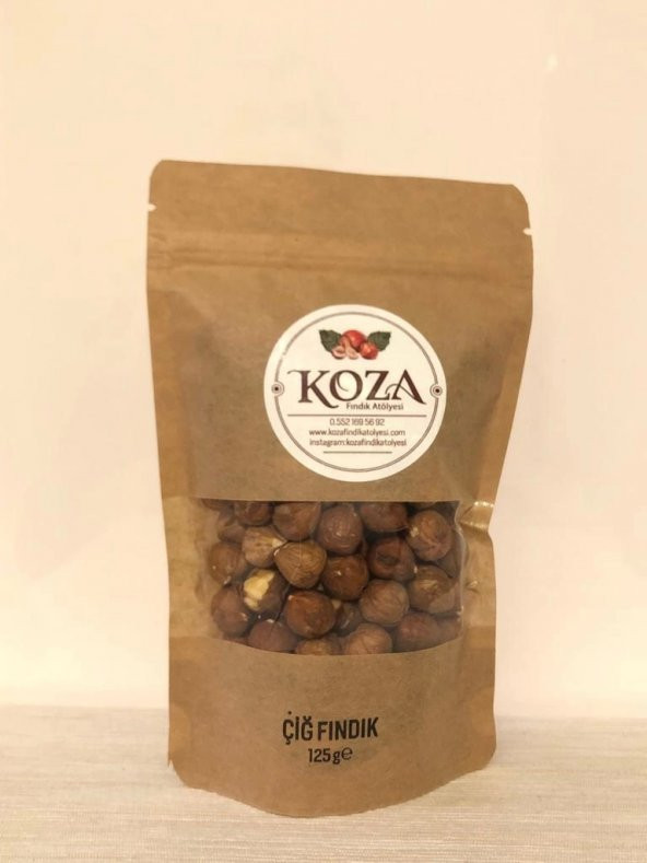 Naturel Çiğ İç Fındık 125gr