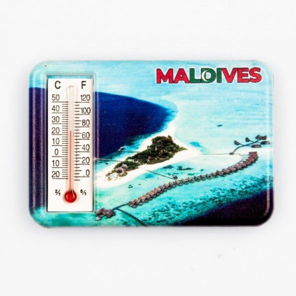 Maldivler Temalı Dereceli Magnet ürün görseli 1