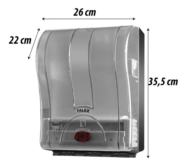 Palex Sensörlü fotoselli Otomatik Kağıt Havlu Makinesi 21cm - 7
