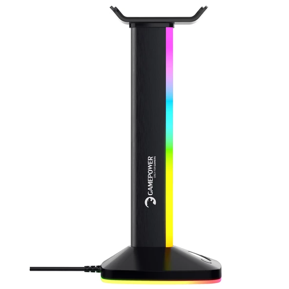 GamePower EliteRack RGB Gaming USB3.0 Oyuncu Kulaklık Standı - 3