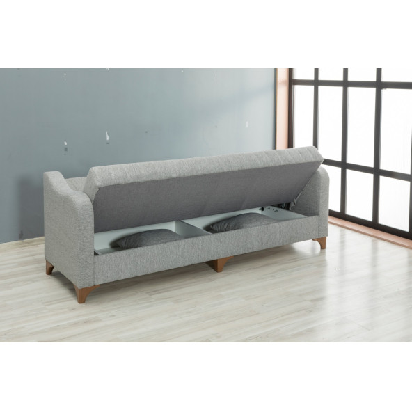 Busella Busem Kanepe - Gri - Resim 3