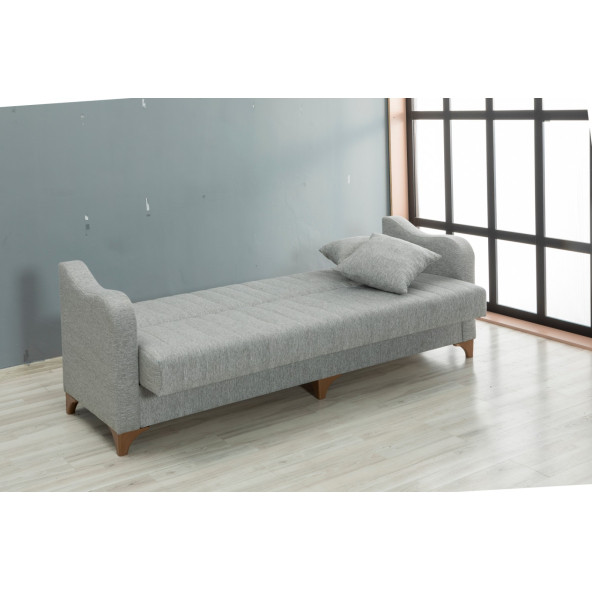 Busella Busem Kanepe - Gri - Resim 4