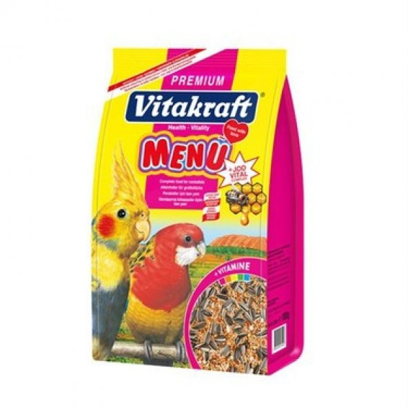 VİTAKRAFT MENÜ PARAKET YEMİ  1000 Gr