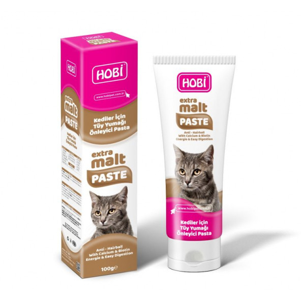 Kediler için Tüy Yumağı Önleyici Pasta 100 gr