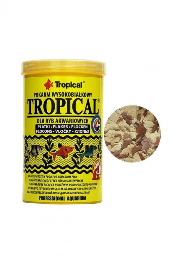 Tropical Standart Pul Tropikal Balık Yemi 1 Litre 200gr