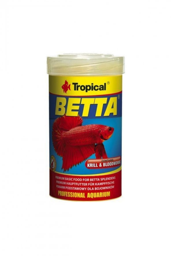 Betta 50ml15g Kutu Balık Yemi