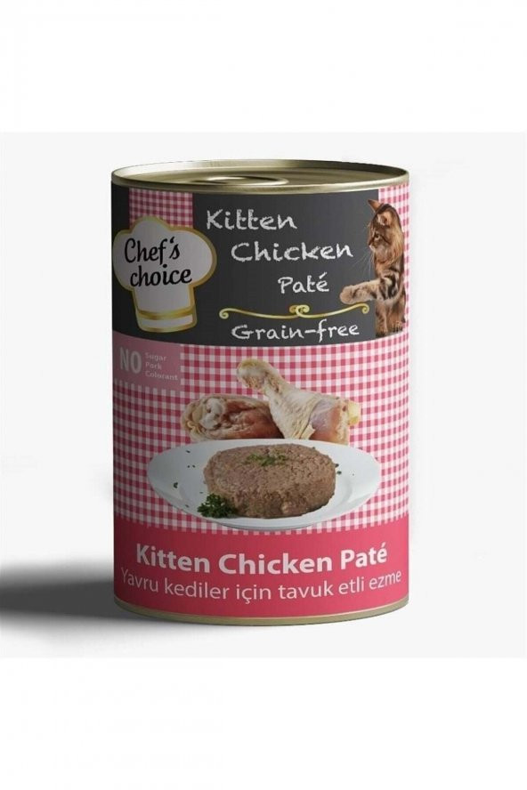 Chefs Choice Yavru Kedi Tavuk Etli Ezme 400 gr
