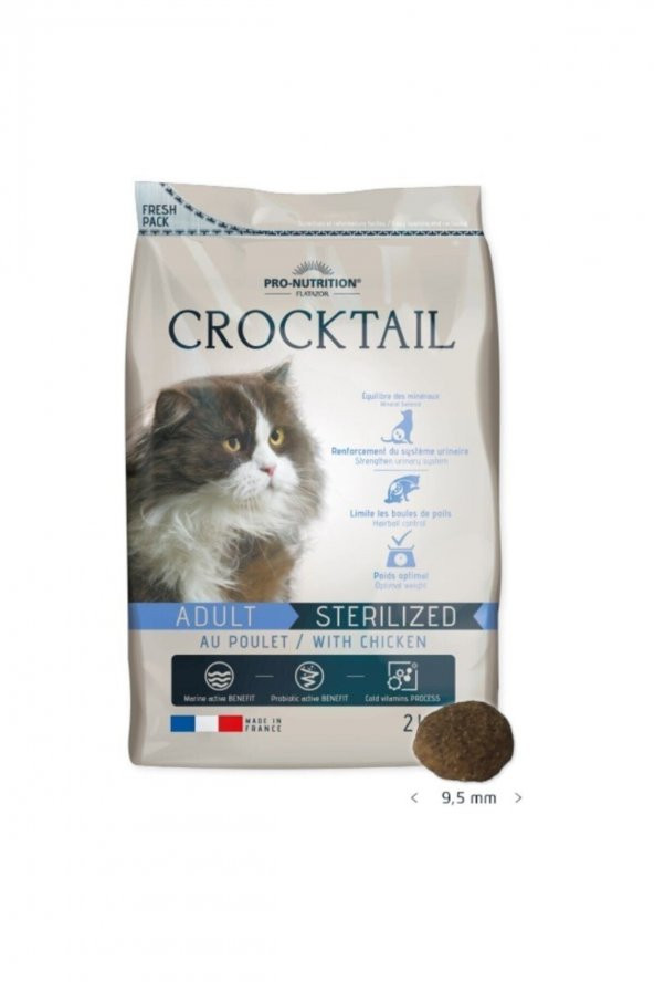 Pro-nutrition Crocktail Tavuklu Kısır Kedi Maması 10 Kg - 1