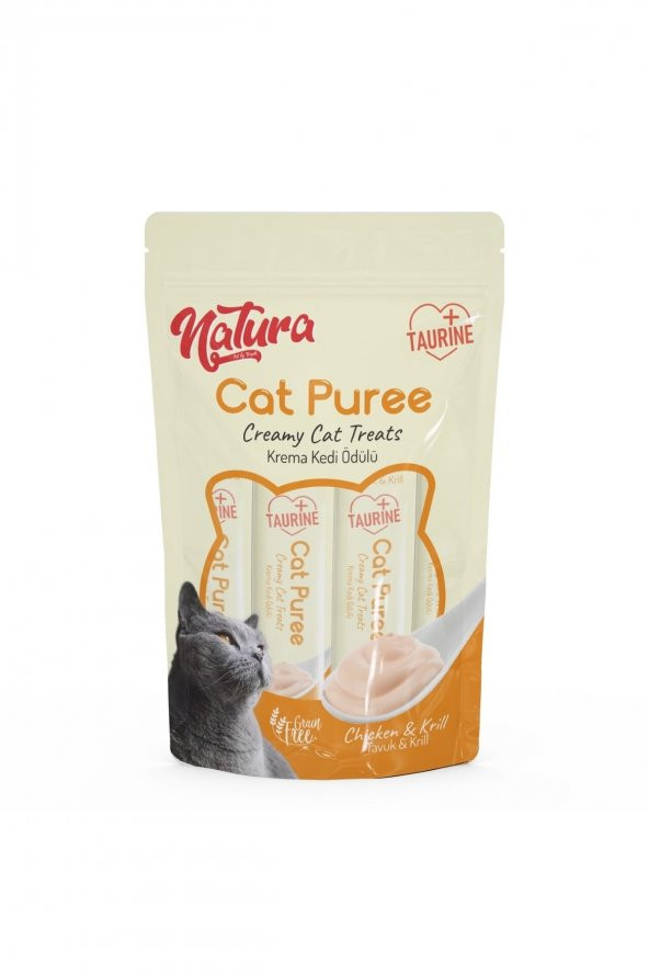 Natura Cat Pure Tavuk ve Karidesli Sıvı Kedi Ödülü