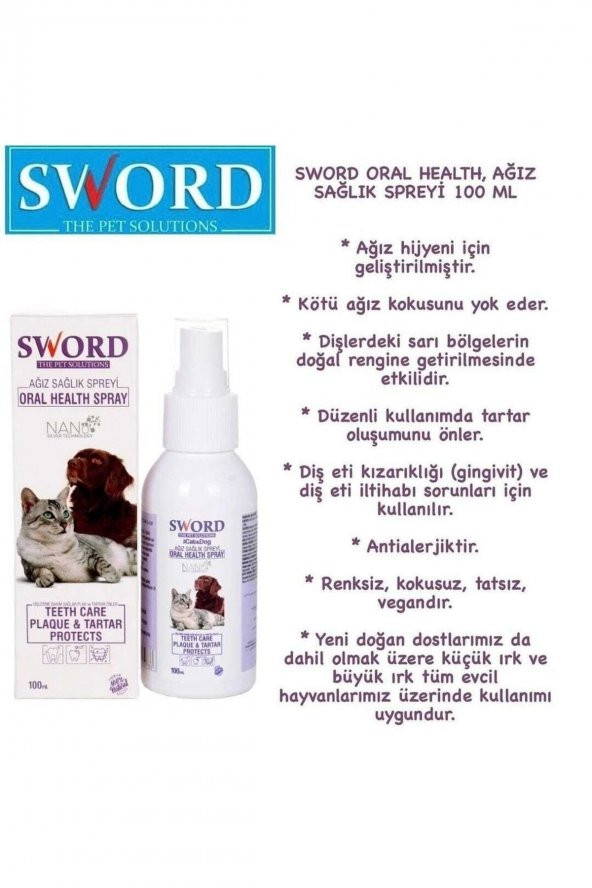 Sword Nano Oral Health Sprey, Ağız Sağlık Spreyi
