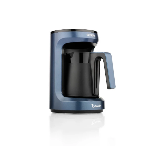 Schafer Kahvecim Otomatik Türk Kahve Makinesi-Mavi - 4