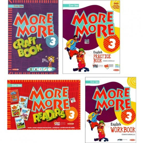 Kurmay Elt More And More 3. Sınıf English Practice + Work + Craft Book + Readers