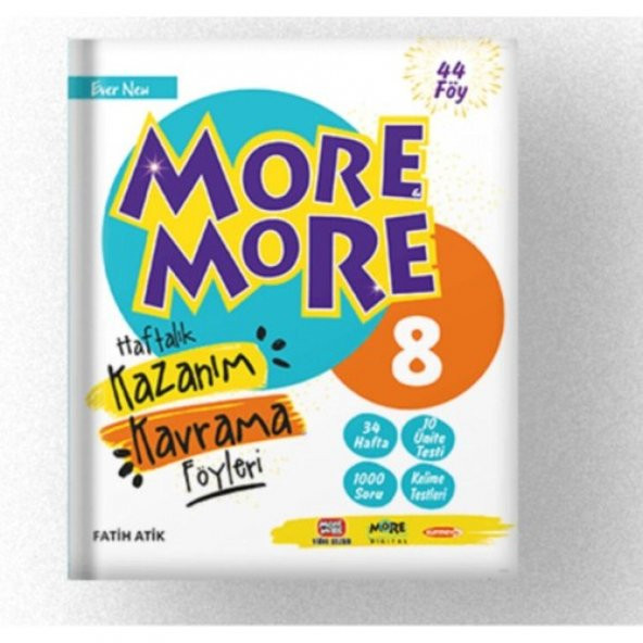 Kurmay Yayınları More & More 8. Sınıf Haftalık Kazanım Kavrama Föyleri