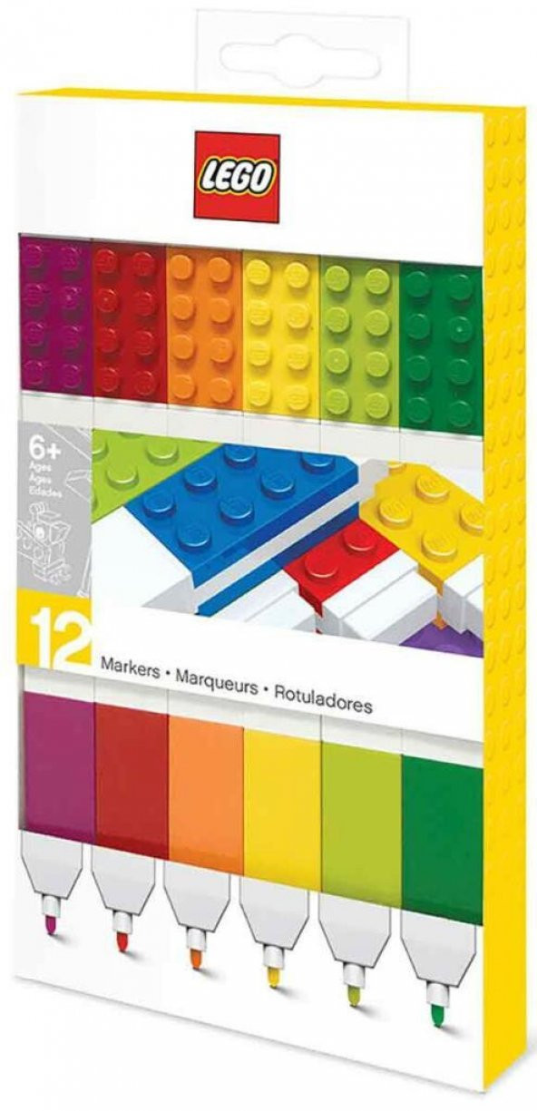 LEGO Gear 51644 12 Brick Markers