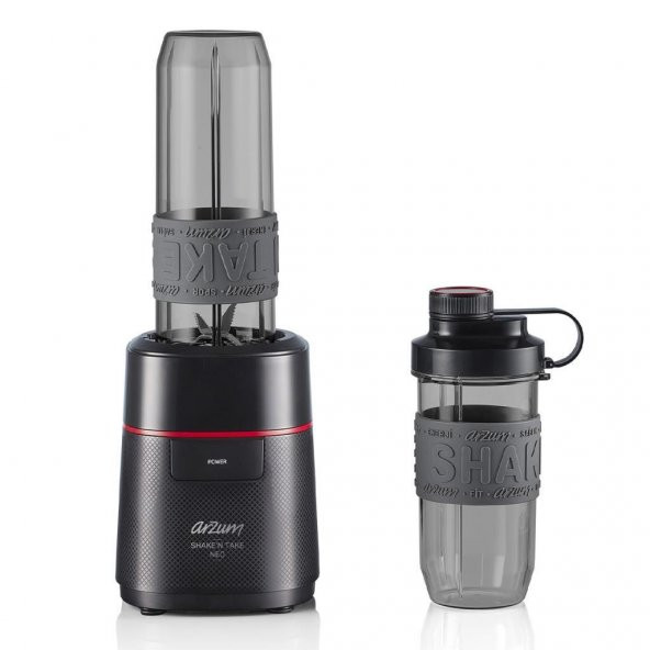 ARZUM AR1147 SIYAH SHAKE N TAKE NEO KISISEL BLENDER