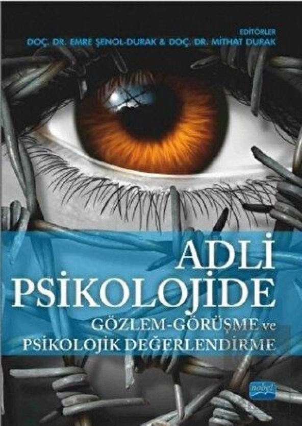 Adli Psikolojide Gözlem - Görüşme ve Psikolojik De - 1