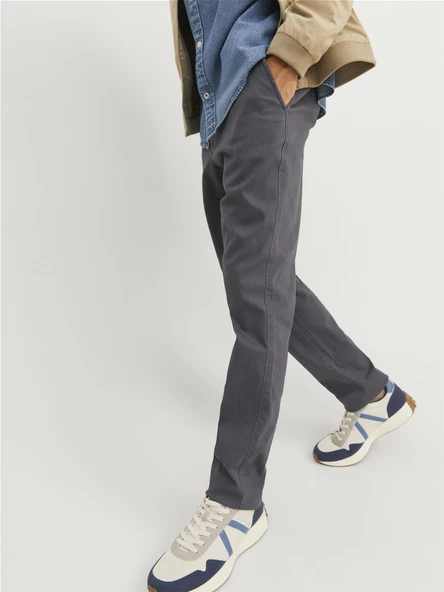 JACK JONES Erkek Dar Kesim Chino Pantolon 12174152 - Resim 6