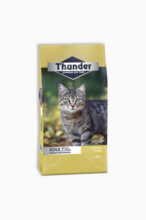 Thunder Tavuk Etli Yetişkin Kedi Maması 15 Kg