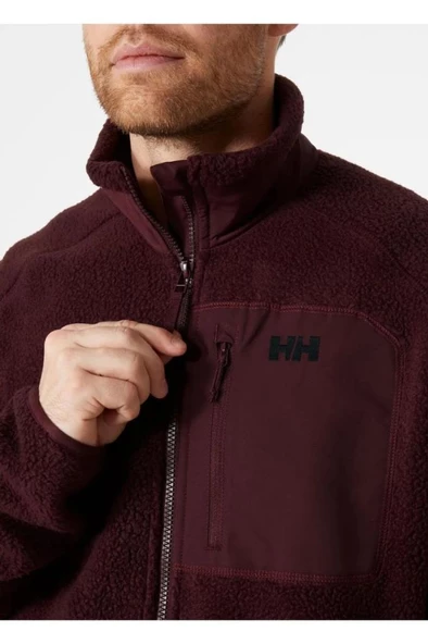 Helly Hansen Panorama Pile Block Jacket Erkek Bordo Polar HHA.49460.HHA.658 - 3