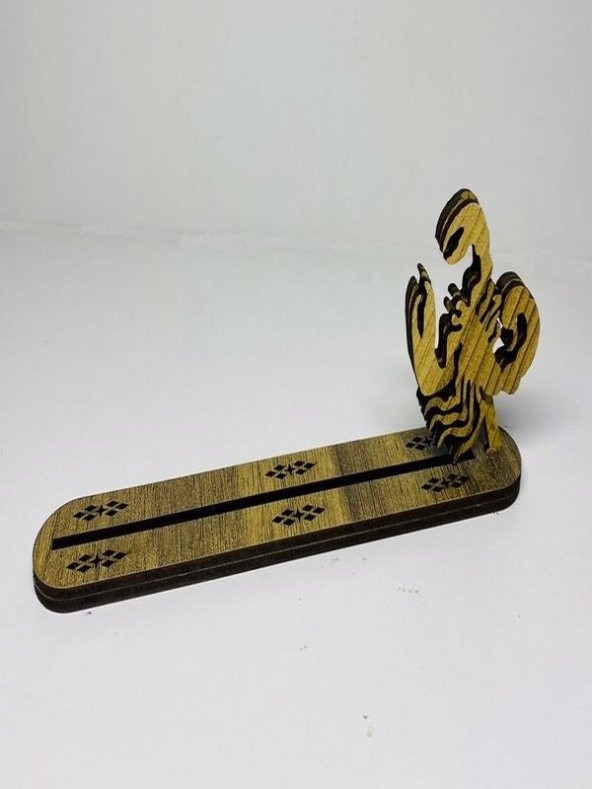 Otantik Ahşap Tütsü kayığı (Tutsu Hediyeli) - 4