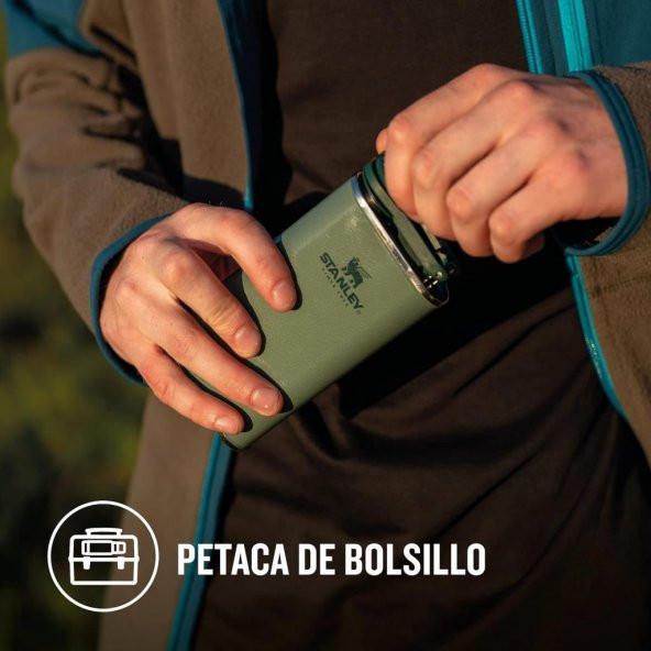 Stanley Klasik Paslanmaz Çelik Cep Matarası 0.23 Lt - Resim 5