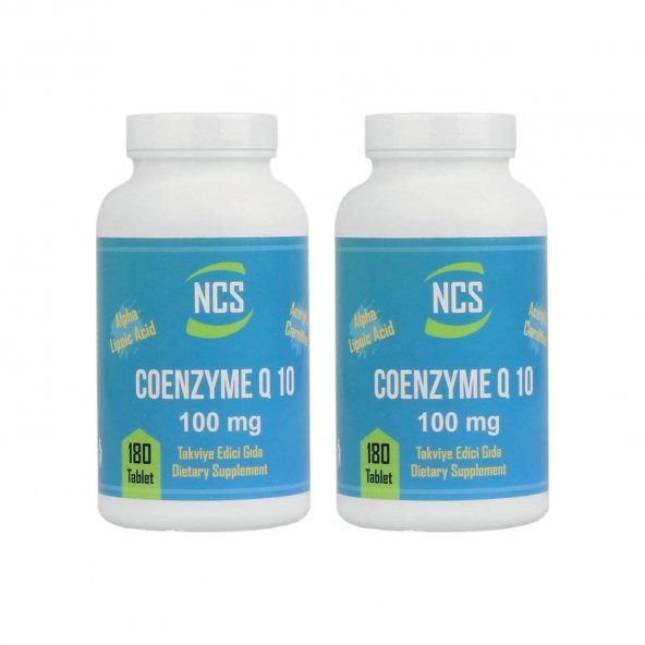 Ncs Coenzyme Q-10 100 Mg 180 Tablet x 2 Adet ürün görseli
