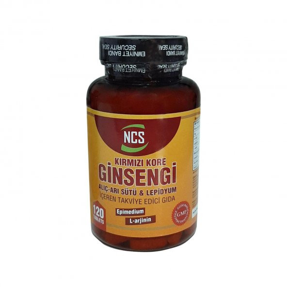 Ncs Kırmızı Kore Ginsengi Alıç-Arı Sütü   Lepidyum 120 Tablet