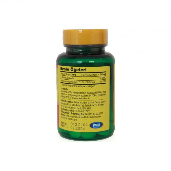 Vitapol Vitamin B12 100 Tablet - 2