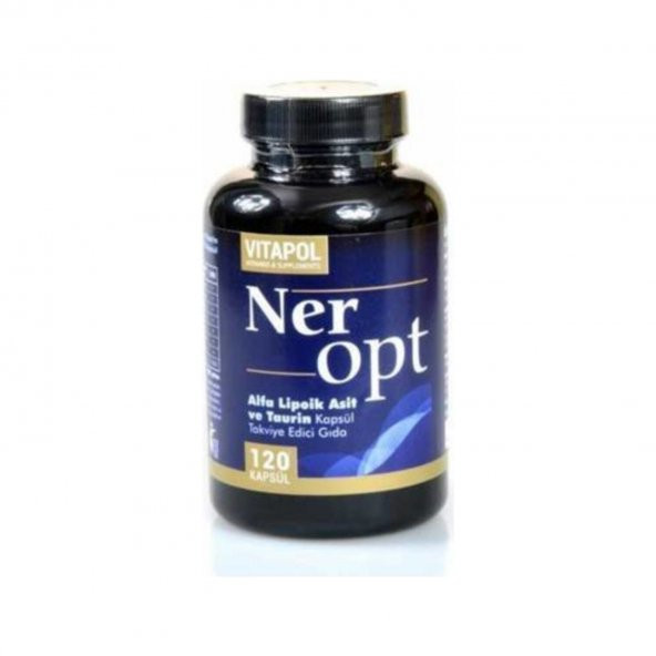 Vitapol Ner Opt Neuro Optimizer Muadili Alfa Lipoik Asit Taurin Complex 120 Kapsül ürün görseli