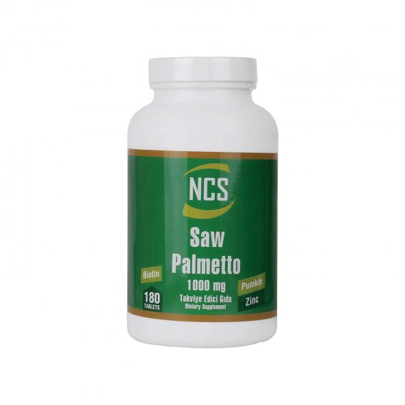 Ncs Saw Palmetto 1000 Mg 180 Tablet