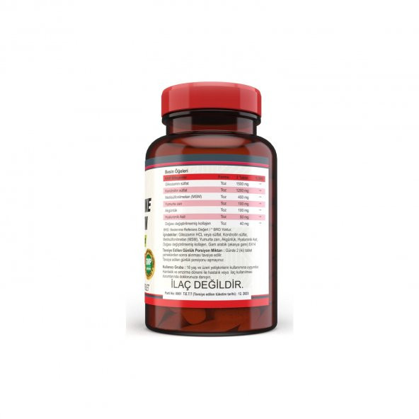 Nevfix Glucosamine Chondroitin Msm 120 Tablet x 3 Kutu 360 Tablet - Resim 3