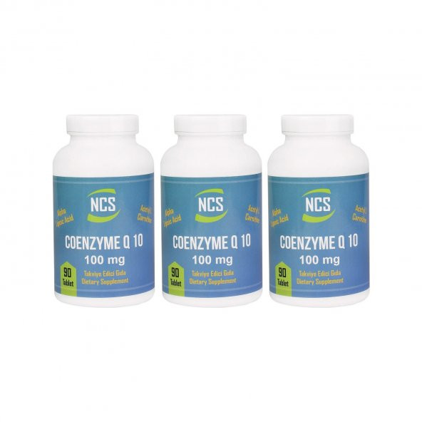 Ncs Coenzyme Q-10 100 Mg 90 Tablet x 3 Adet ürün görseli