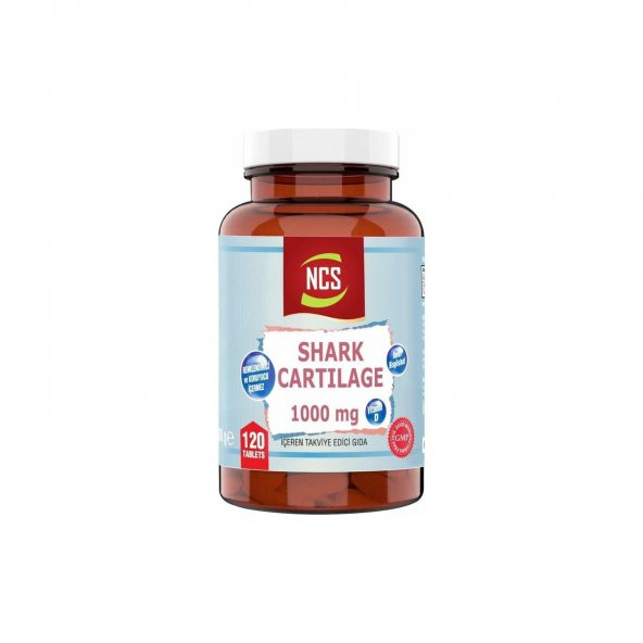 Ncs Köpek Balığı Kıkırdağı + Demir + Vitamin D 3 + Shark Cartilage 120 Tablet