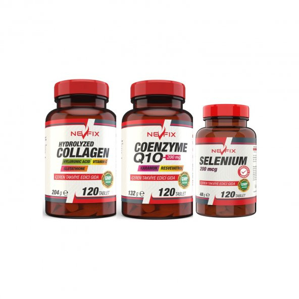 Nevfix Collagen 1000 mg Coenzyme 200 mg Selenyum 200 Mcg ürün görseli